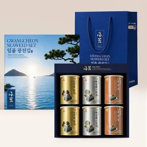DO_명품 광천 6캔 선물세트 | 식품 판촉물 제작