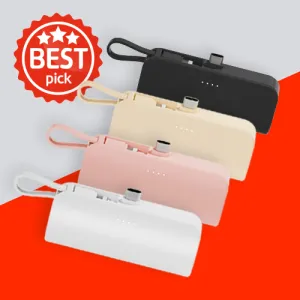 베스트픽 2in1 도킹형 5000mAh 보조배터리 (Cto8) | 보조배터리 소용량 5000 판촉물 제작