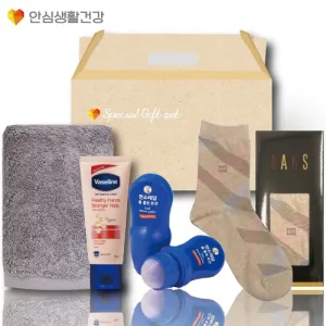 돌봄케어118호(닥스양말+국산타올170g+멘소래담 롤온로션+바세린 핸드크림) | 타올 기타세트 판촉물 제작