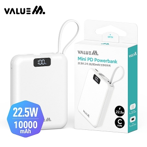 ¹ë·ù¿¥ PD 22.5W °í¼Ó CPÀÏüÇü º¸Á¶¹èÅ͸® 10000mAh