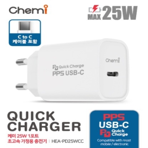 ɹ PD25W TYPE-C 1Ʈ и ʰ   HEA-PD25WCC