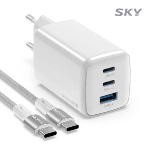 ½ºÄ«ÀÌ ÇÊ GaN65X 4¼¼´ë ÃÊ¹Ì´Ï 65W ¸ÖƼ 3Æ÷Æ® PD Ãʰí¼Ó ÃæÀü ¾î´ðÅÍ ÄÉÀÌºí ¼¼Æ®
