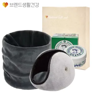 브생건 방한세트 93호(벨벳 넥워머+안티푸라민 연고+청음 귀마개) | 워머 넥워머 판촉물 제작