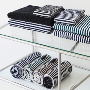 코튼클라우드 뱀부 혼방 트리스 디자인 호텔 수건150g (자수)