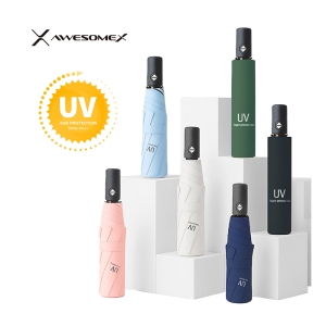 어썸엑스 3단 완전자동 암막 파스텔 우산 우양산 (UV차단 UPF50+)