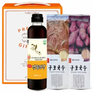 기픈샘 만능간장510ml+구포국수2종선물세트 | 판촉식품 판촉물 제작