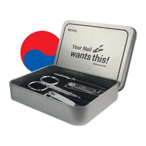 세계로 수출하는 대한민국 손톱깎이 - 틴케이스 5종 세트 | 손톱깎이 네일케어 판촉물 제작