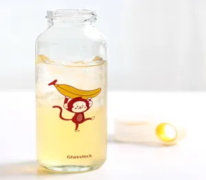 글라스락 몽키 바나나 핑커보틀 240ml 텀블러 티보틀 | 플라스틱 보틀물병 판촉물 제작