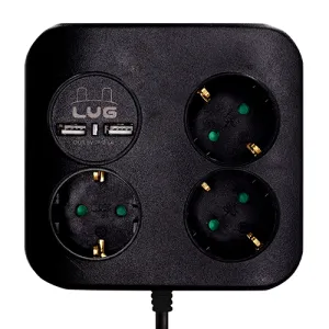 [���׹ڽ�] 3�� �簢ť�� USB ��Ƽ�� 1.4m