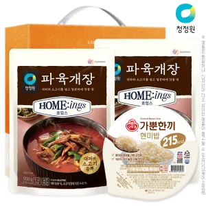 청정원육개장2P 오뚜기현미밥(3종) | 혼합 가공식품 판촉물 제작