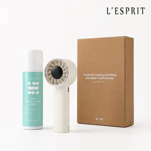 레스쁘리 2P 선풍기세트 A (쿨샷미니 핸디선풍기+베니테이블 데오드란트 100ml) | 선풍기선물세트 판촉물 제작
