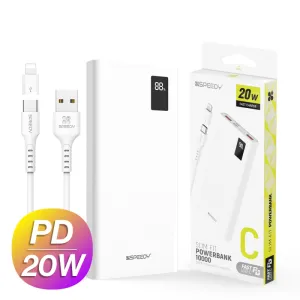 뉴에이커 슬림 핏 PD 20W 고속 보조배터리 10000mAh CP 0.2M 20W 원형 케이블 | 충전케이블 판촉물 제작