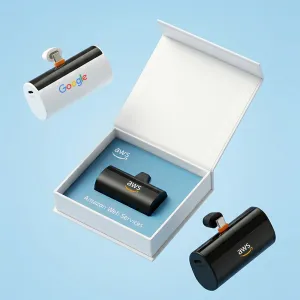 모스니에 MK 20W 고속 도킹 보조배터리 5000mAh 자석싸바리케이스 | 보조배터리 소용량 5000 판촉물 제작