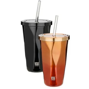 비스카 스텐 빨대 텀블러 600ml+세척솔 | 텀블러 판촉물 제작