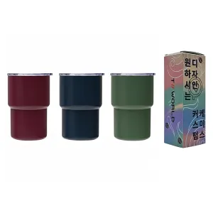 [굿즈 골드넬] 홀도 컬러 진공 텀블러 480ml | 텀블러 판촉물 제작