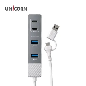 [������] USB3.2 Gen1 4��Ʈ USB��Ƽ���(A��Ʈ2��+C��Ʈ2��) A+C���Ŀ���� LH-40AC (23mm x 101mm x 17mm / 35g)