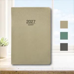 2027 32절 로그 양장다이어리(양면카드포켓) | 양장형다이어리 판촉물 제작