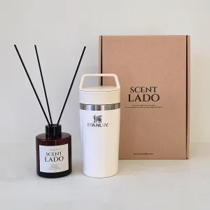 센트라도 디퓨저 150ml+스탠리 카페투고 트래블머그 354ml 세트 | 텀블러 보온보냉병 판촉물 제작