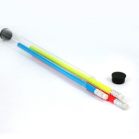 고급원형무지개연필3P세트(원통케이스) (7.2*190mm)