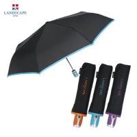 랜드스케이프우산 3단전자동폰지컬러바이어스 3단자동우산 (55cm)