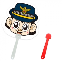 포순이 팬시 (2컬러) 부채 150∅~190∅ (손잡이110mm)