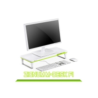 제닉스 M-desk f1 다기능 높이조절 모니터 받침대 (그린) | 모니터받침대 메모 판촉물 제작
