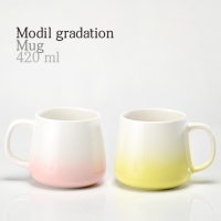 모딜머그 그라그린,핑크420ml | 도자기머그컵 판촉물 제작