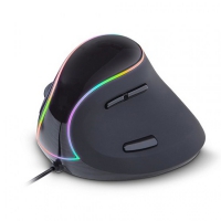 IPLEX 아이플렉스 VM-750 RGB 인체공학 유선 버티컬 마우스 | 유선마우스 판촉물 제작