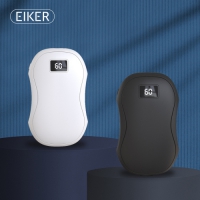 EIKER 듀이 핸드워머 양면 발열 휴대용 충전식 USB C타입 전기 손난로 보조배터리 5000mAh | 손난로 보조배터리 판촉물 제작