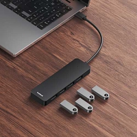 베이스어스 울트라조이 USB-A 타입 4in1 멀티허브 | USB허브 어댑터 판촉물 제작
