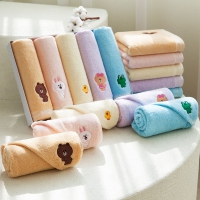국내산_무한타올 라인코마 40수 세면수건 170g