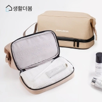 생활더봄 여행용 방수 건습분리 세면백
