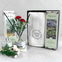 가정의달 명화 디퓨저 카네이션 타올 선물세트(디퓨저120ml1+땡큐200g뱀부얀1)