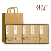 산들논밭 국산혼합 5종세트