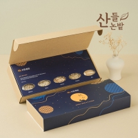 산들논밭 국산혼합 5종세트+굿즈패키지