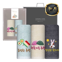 송월 풍성행복평안 추석타올 130 2매 세트