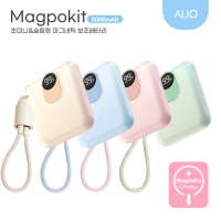 ALIO 초미니 맥포킷 PD22.5W 고속충전 맥세이프 보조배터리 5000mAh