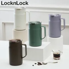 락앤락 4282C  메트로 카페 머그 세라믹 텀블러 600ml