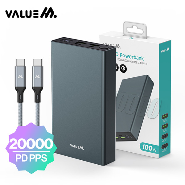 ͸ ͸ 뷮 20000 [] ʰ Ż PD 100W PPS ͸ 20000mAh(CtoC 60W 0.5M к긯 ̺ ) ǰ 