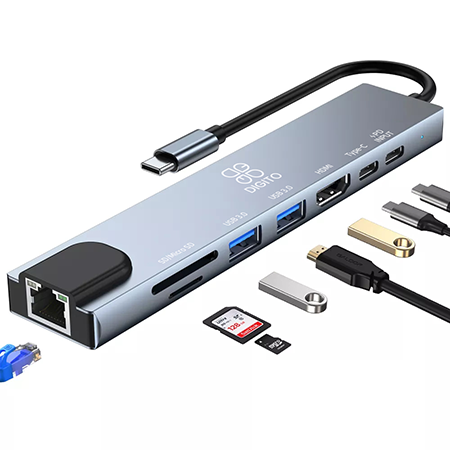 ��ǻ�Ϳ�ǰ USB���/����� ������ 8in1 USB cŸ�� ��Ʈ�� �ƺ� ��Ƽ ��� ��ǰ ����