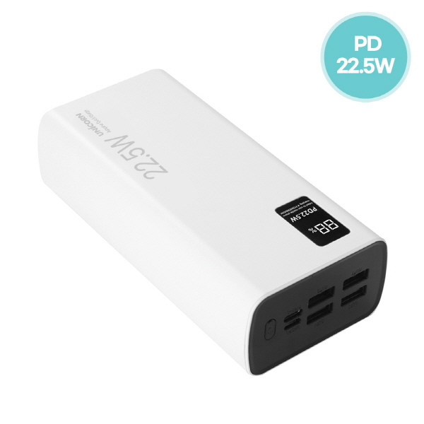 ͸ ͸ 뷮 20000 [] 뷮 30000mAh PD 22.5W ʰ  CŸ  ͸ PD-30000M (68mm x 40mm x 145mm / 611g) ǰ 