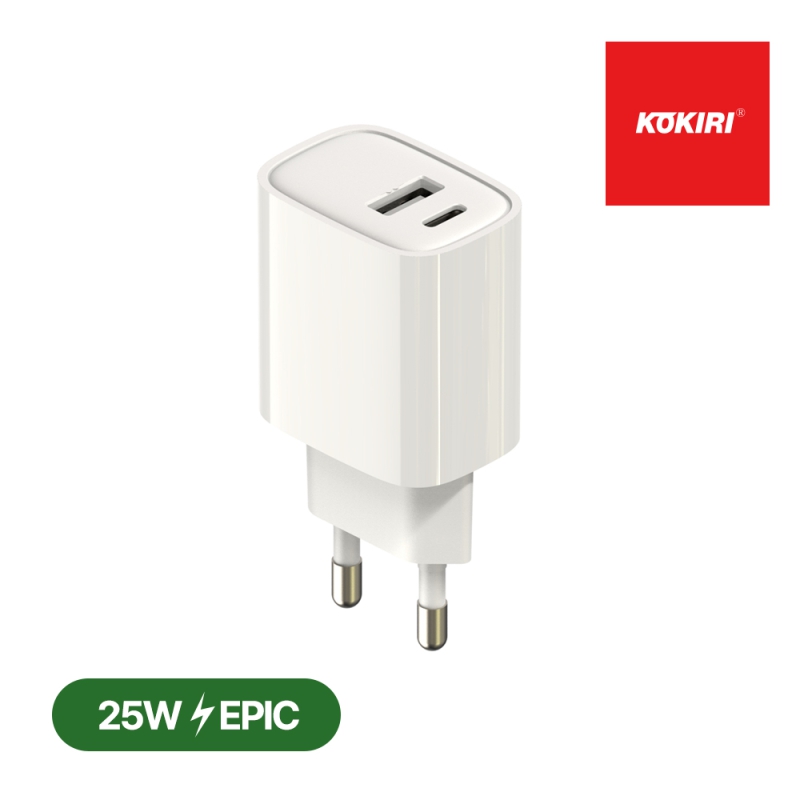 Ʈǰ ڵ  ڳ KWC-K25PD1C1A EPIC GaN 25W A+C 2Ʈ ʰ  ǰ 