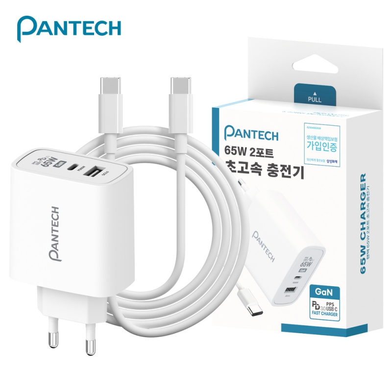 Ʈǰ ڵ    GaN PD 65W Ƽ 2Ʈ ʰ (100W 1m CtoC ̺) ǰ 