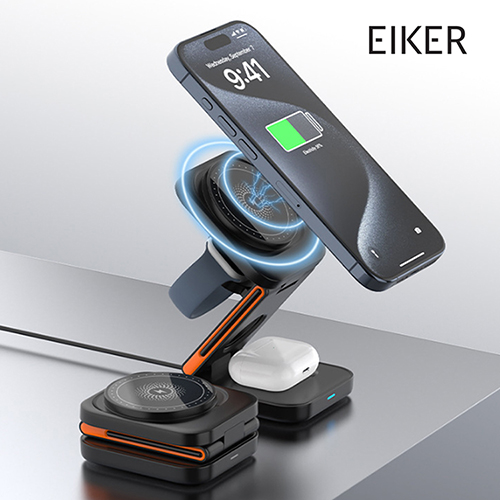 EIKER 3in1 ���� �Ƽ����� ���̽� ���������� �ʰ淮 15W ���� ���׳�ƽ ���� ��ġ��
