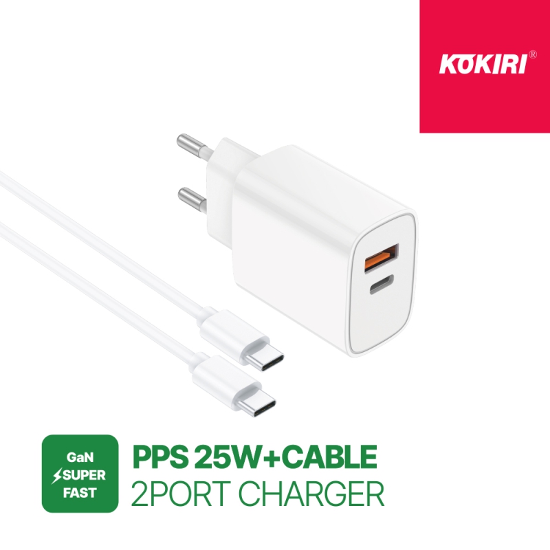 ����Ʈ����ǰ �������̺� �ڳ��� EPIC GaN 25W A+C 2��Ʈ �ʰ��� ������ 1.2M ���̺� ��Ʈ (CtoC ���̺�����) ��ǰ ����