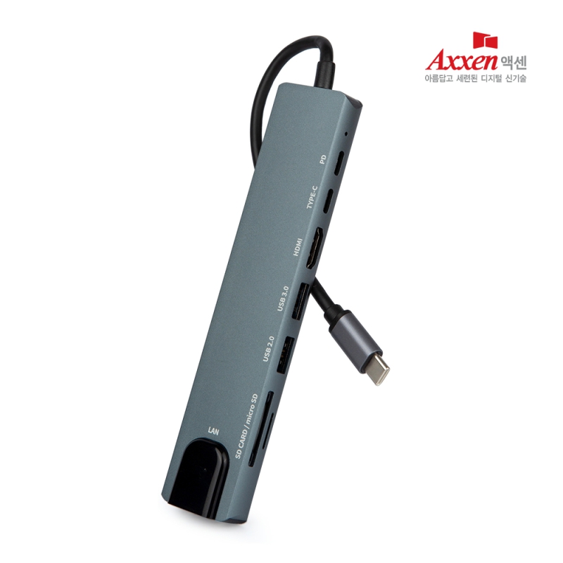 ��ǻ�Ϳ�ǰ USB���/����� �׼� MH11 8in1 ���ο� ��Ƽ��� 5Gbps ��Ʈ LAN HDMI ��ǰ ����