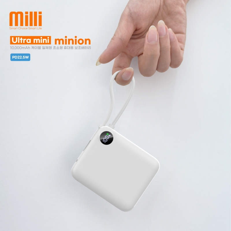 �������͸� �������͸� �߿뷮 10000 milli PD 22.5W �������� 10000mAh �ʼ��� �������͸� �̴Ͽ� minion ��ǰ ����