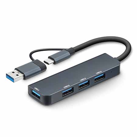 ��ǻ�Ϳ�ǰ USB���/����� 7NC USB 3.0 ��Ƽ��� 4��Ʈ ���Ŀ���� USB-C USB-A ��Ʈ�� Ȯ����� NCH-701 ��ǰ ����